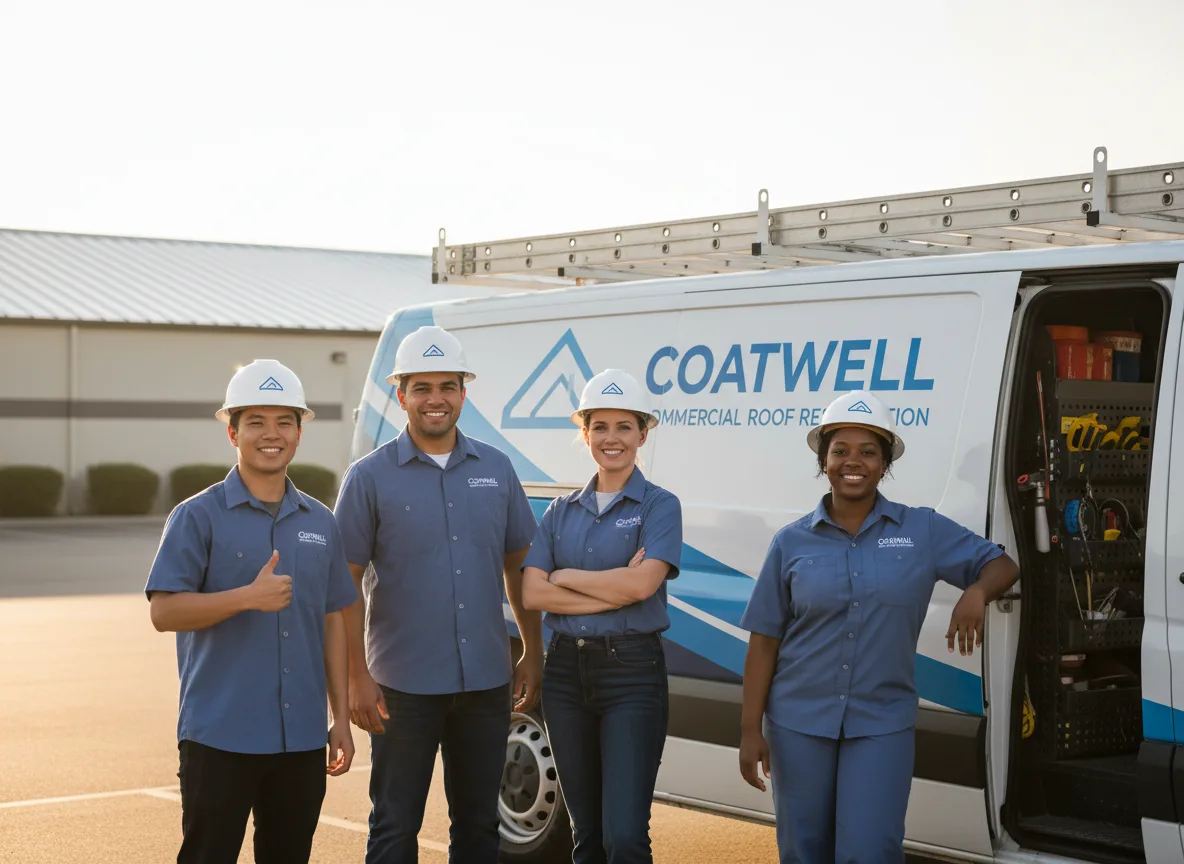 Commercial roof coating company in Whitman, MA